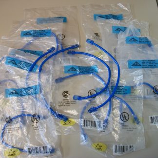 Lot of 15 New Allen Tel 1ft Cat 5e Blue Network TP Patch Cable Cord AT1501EV-BU