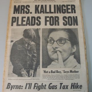 New York Daily News 23 January 1975 Joseph Kallinger G Gordon Liddy Muhammad Ali