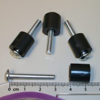 Set of 4 VESA Monitor or TV Mounting Screws & Spacers M4 30mm (17mm) For Curved Monitors
