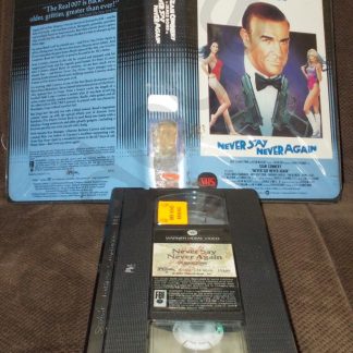 Never Say Never Again (VHS, Big Box, Clamshell) Sean Connery, Kim Basinger