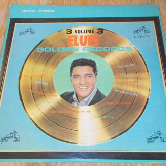 Elvis' Golden Records Volume 3 33 1/3 RPM Stereo Vinyl Record Presley LSP-2765