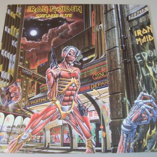 Iron Maiden Somewhere In Time 33 1/3 RPM 12" Vinyl SJ-12524 Capitol Records 1986