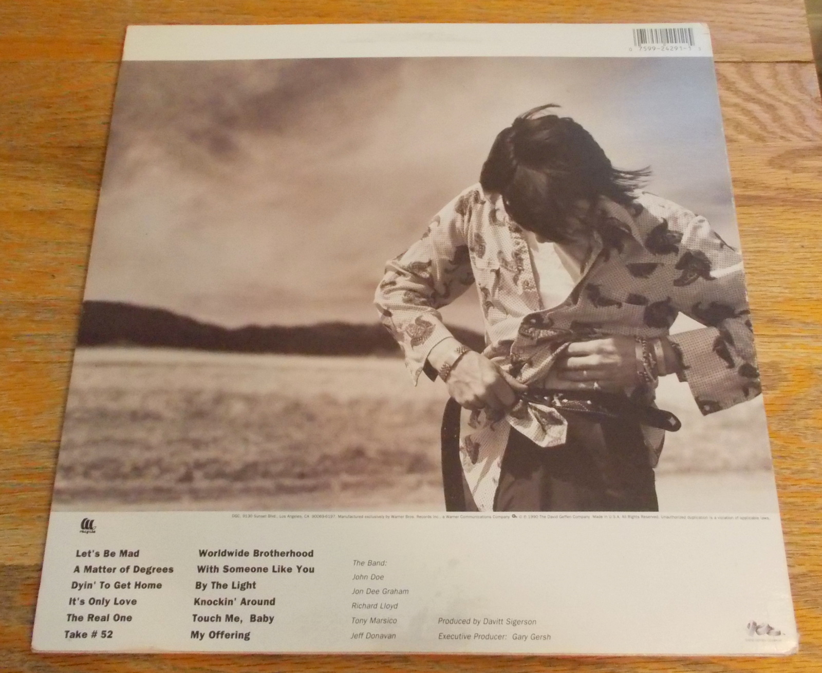 John Doe Meet John Doe 12" Vinyl Record LP 33RPM 1990 DGC 24291 David Geffen - Image 5