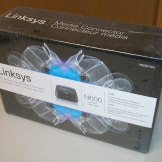 New Linksys Cisco WES610N N600 4 Port Wireless Network Bridge Media Converter