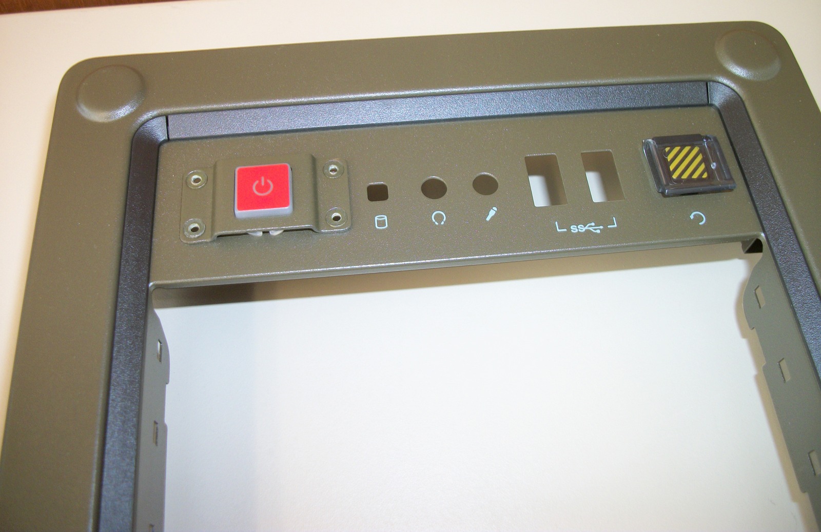 Green Steel Metal Front Panel Fascia Cover For Corsair Vengeance C70 PC Cases - Image 2