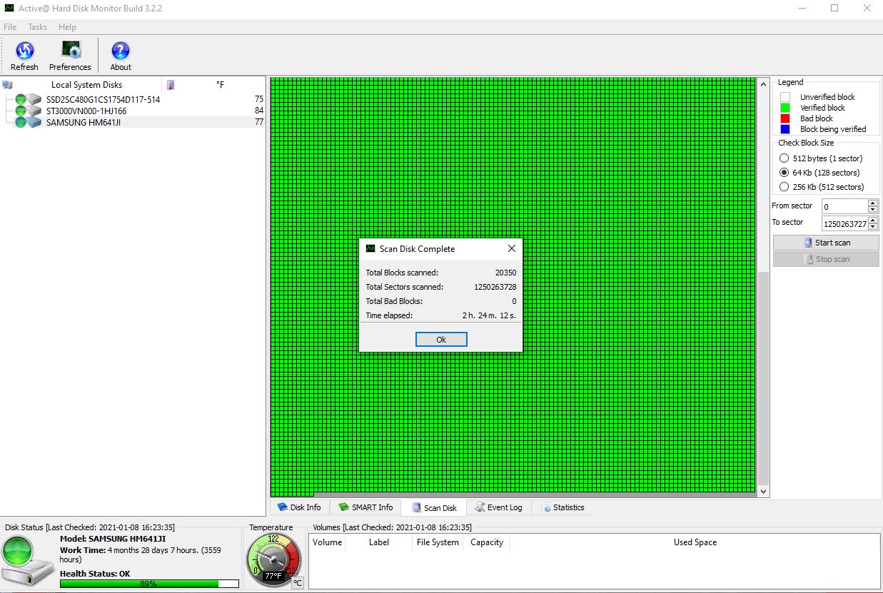 Samsung 640GB Laptop 9mm 2.5" SATA Hard Disk Drive HDD HM641JI NP300V4A - Image 3