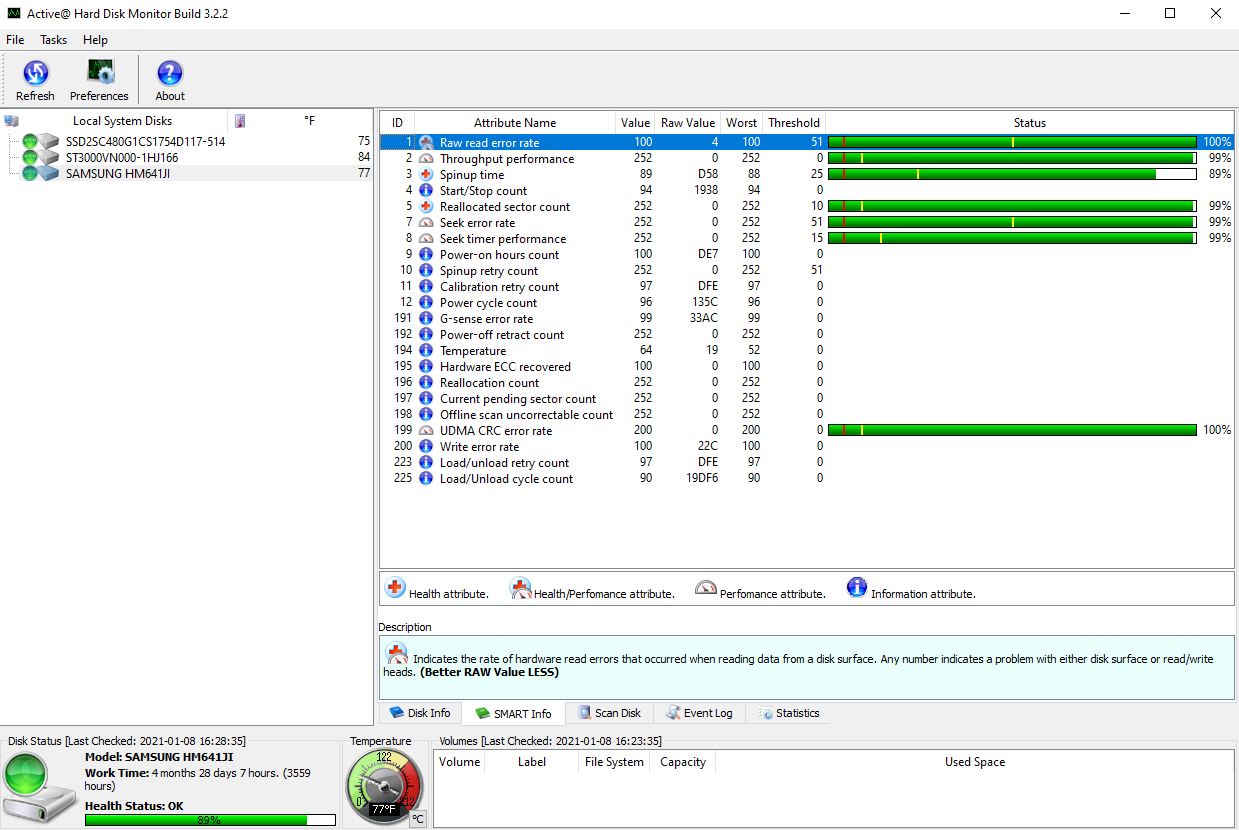 Samsung 640GB Laptop 9mm 2.5" SATA Hard Disk Drive HDD HM641JI NP300V4A - Image 4