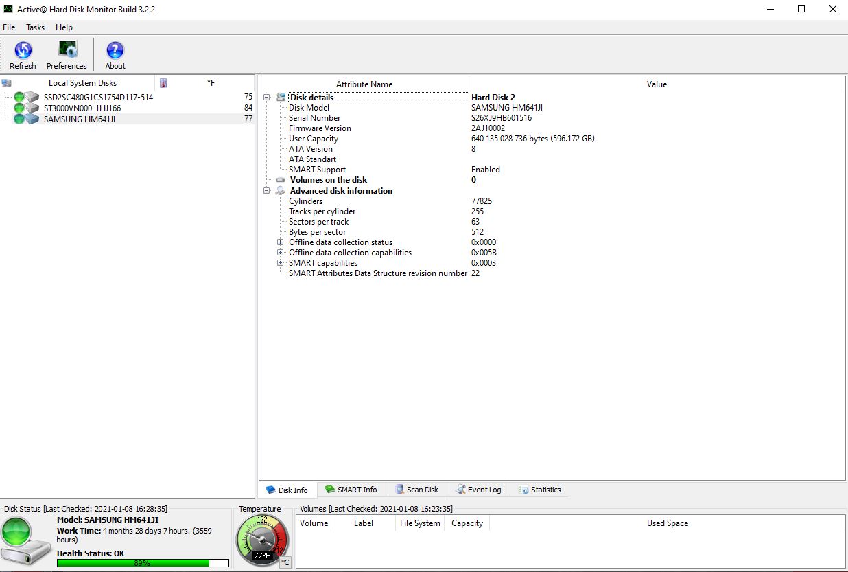 Samsung 640GB Laptop 9mm 2.5" SATA Hard Disk Drive HDD HM641JI NP300V4A - Image 5