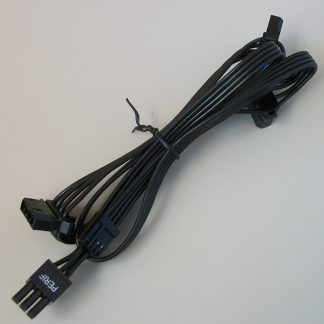 3 x Molex, 1 x Floppy Plugs Modular Power Cable for EVGA 500BQ Power Supply 34"