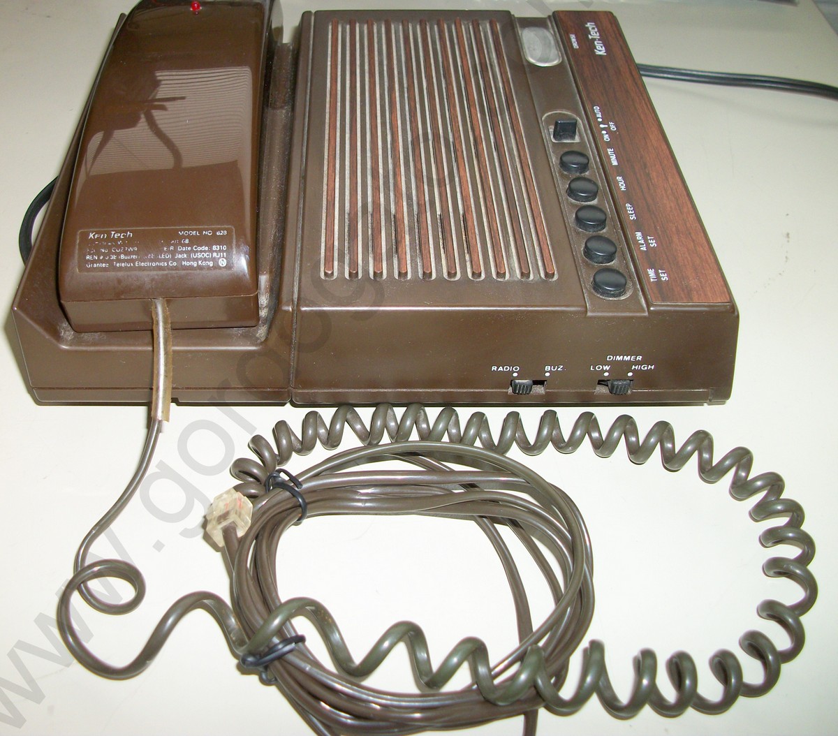 Ken-Tech Digital Clock Radio w/ Phone RP-2199 - Image 2