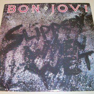 Bon Jovi Slippery When Wet 12" Vinyl Rock Record 33RPM 1986 Mercury 830264-1 M-1