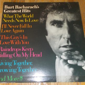 Burt Bacharach's Greatest Hits 12" Vinyl Pop Vocal Record 33RPM 1973 A&M SP-3661