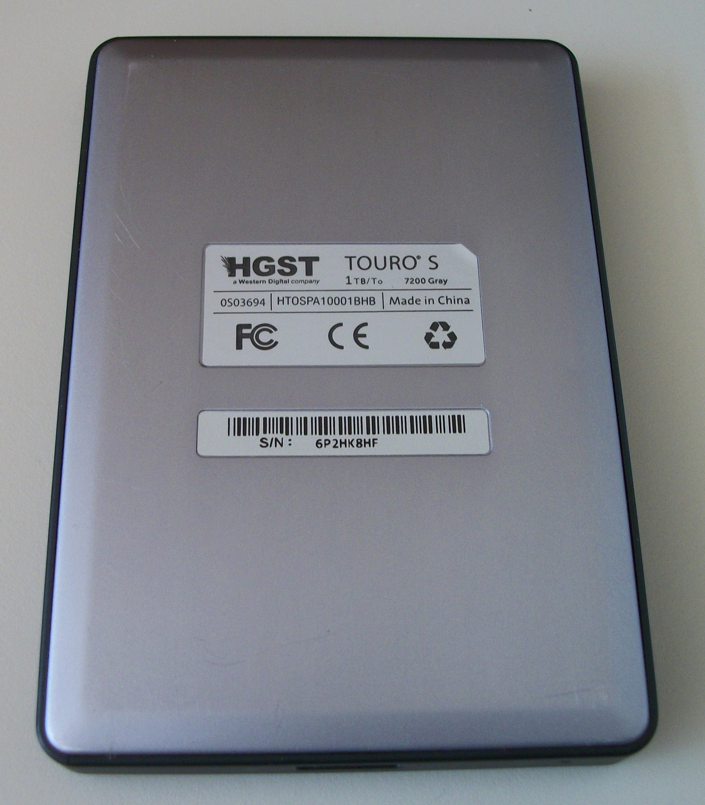Hitachi HGST Touro S 1000GB 1TB 2.5" External Portable USB 3.0 Hard Disk Drive - Image 2