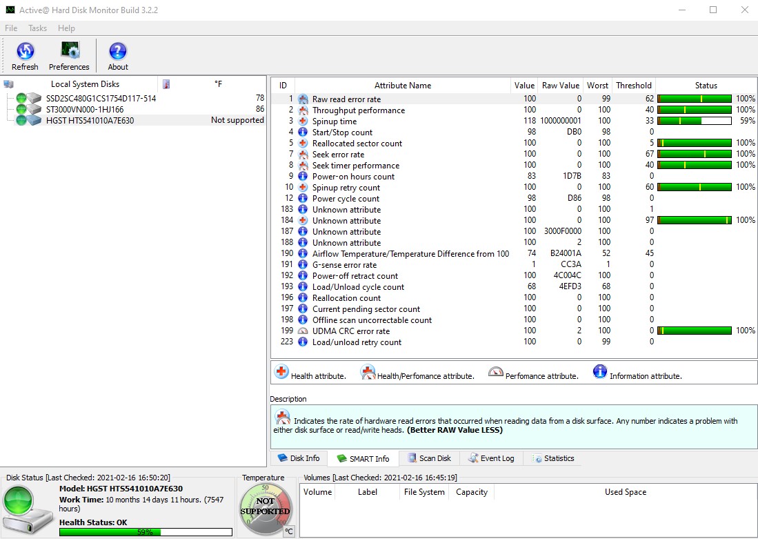 HGST 1000GB 1TB Laptop 7mm Thin 2.5" SATA Hard Disk Drive Z5K1000-1000 Jan 2016 - Image 4