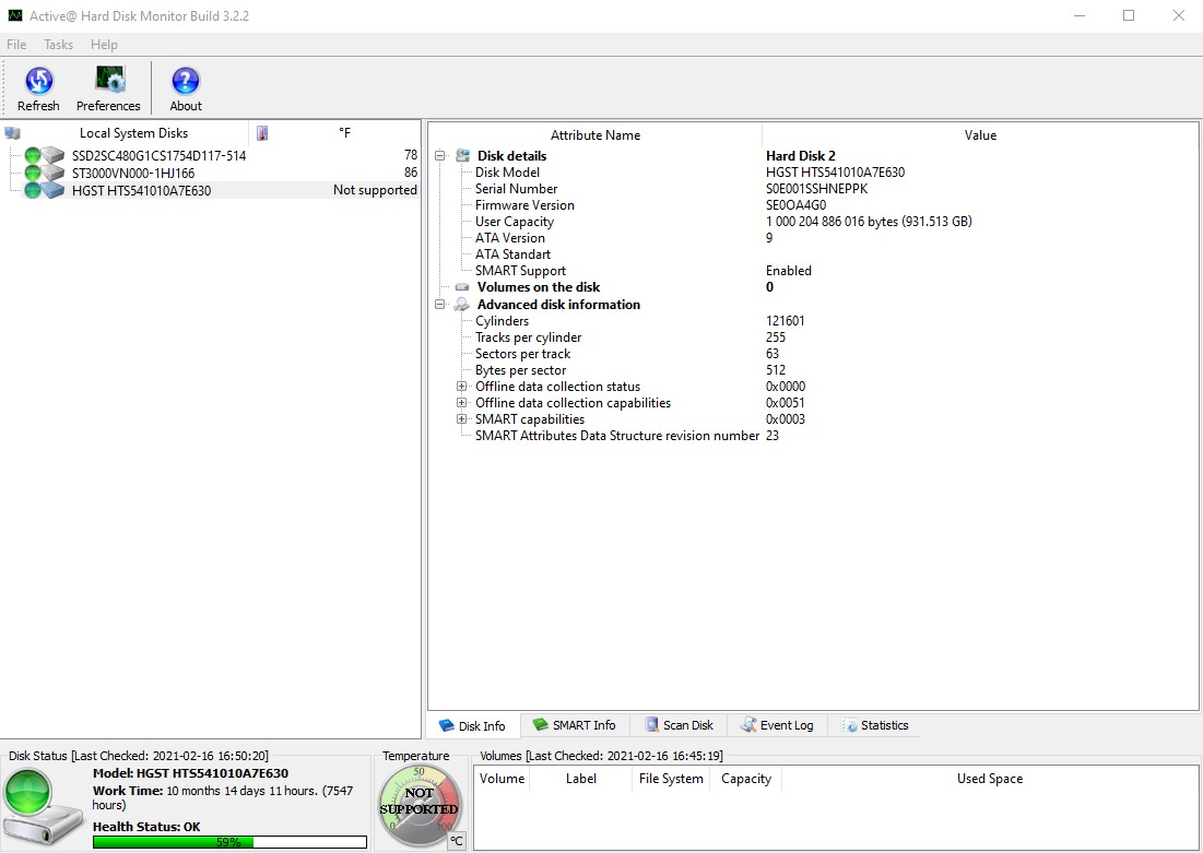 HGST 1000GB 1TB Laptop 7mm Thin 2.5" SATA Hard Disk Drive Z5K1000-1000 Jan 2016 - Image 5