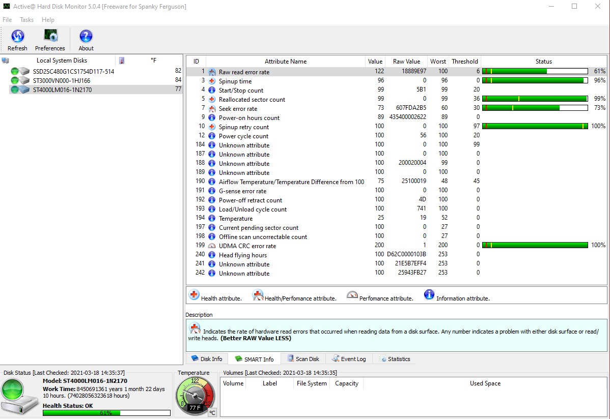 Seagate 4TB 4000GB Laptop 15mm 2.5" SATA Hard Disk Drive ST4000LM016 12/2015 - Image 4