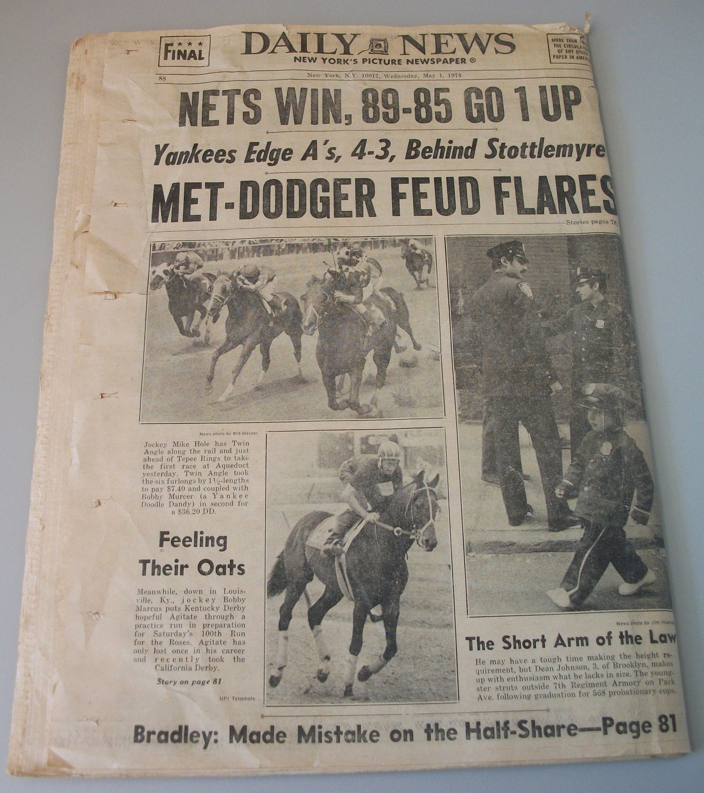 New York Daily News May 1 1974 Nixon Watergate Tape Transcripts Polaroid SX70 AD - Image 3