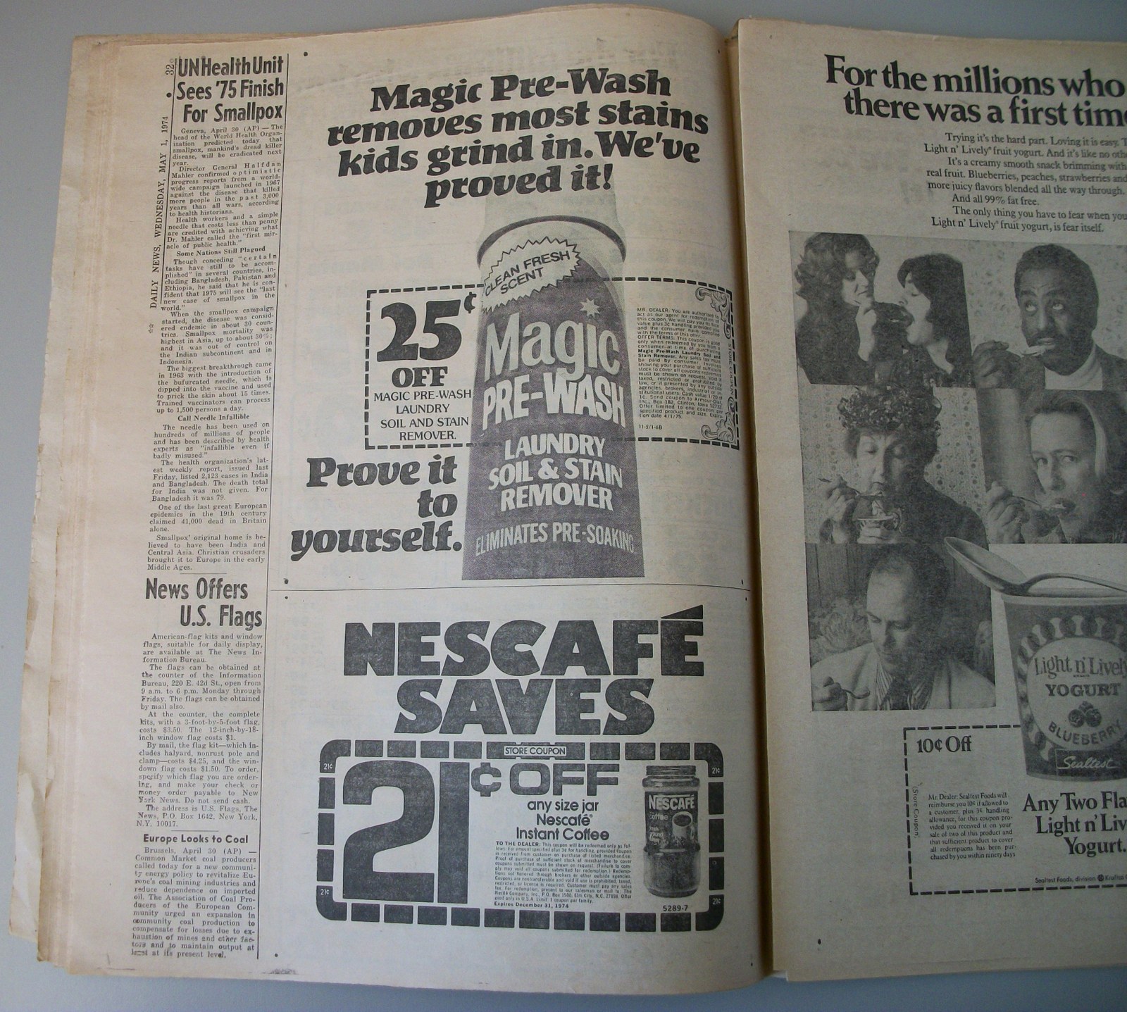 New York Daily News May 1 1974 Nixon Watergate Tape Transcripts Polaroid SX70 AD - Image 10