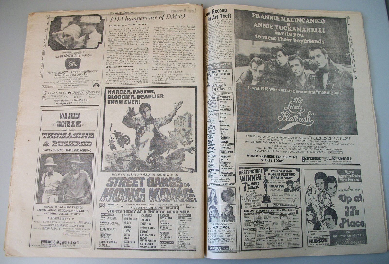 New York Daily News May 1 1974 Nixon Watergate Tape Transcripts Polaroid SX70 AD - Image 14