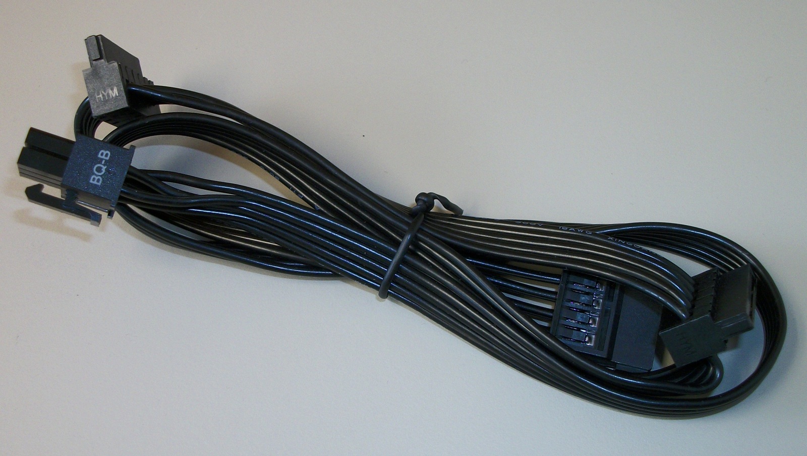 SATA Hard Drive Ends Plugs Modular Power Cable for EVGA 600BQ Power Supply 29"