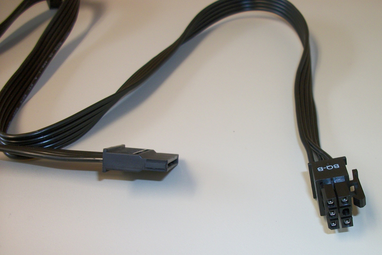 SATA Hard Drive Ends Plugs Modular Power Cable for EVGA 600BQ Power Supply 29" - Image 4