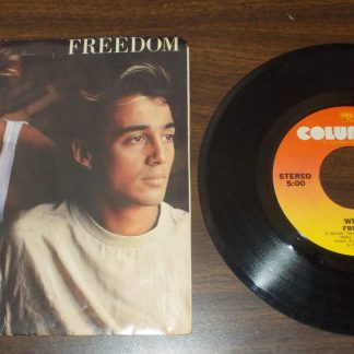 Wham! Freedom Heartbeat 45 RPM Vinyl 7" Record CBS Columbia 1985 George Michael