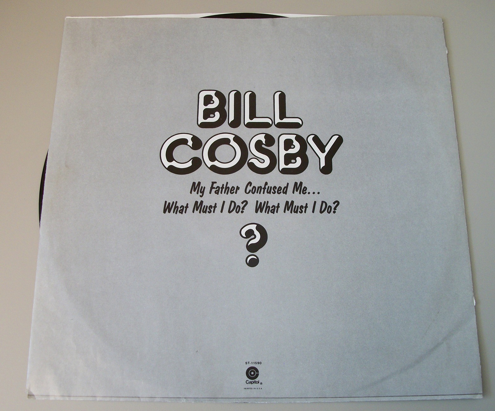 Bill Cosby My Father Confused Me Comedy Vinyl Record 12" 33RPM Capitol 1977 - Image 5