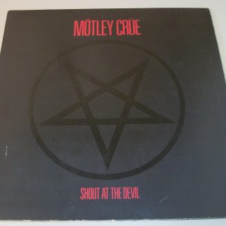 Motley Crue Shout At The Devil Hair Band Rock 33 1/3 RPM Vinyl 12" Elektra 1983