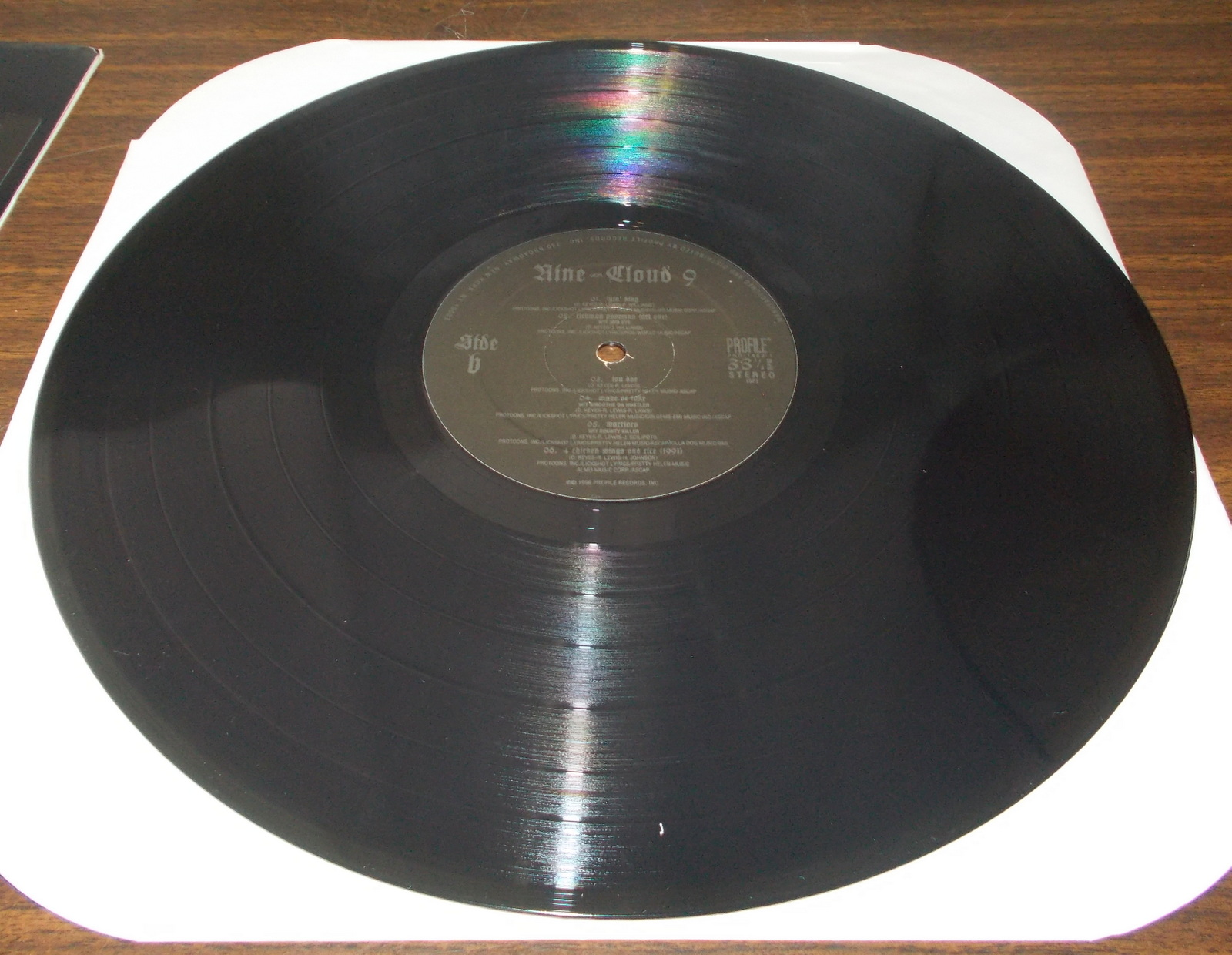 Cloud 9 by Nine East Coast Hip-Hop Music Vinyl Record 12" 33RPM Profile 1996 - Image 6