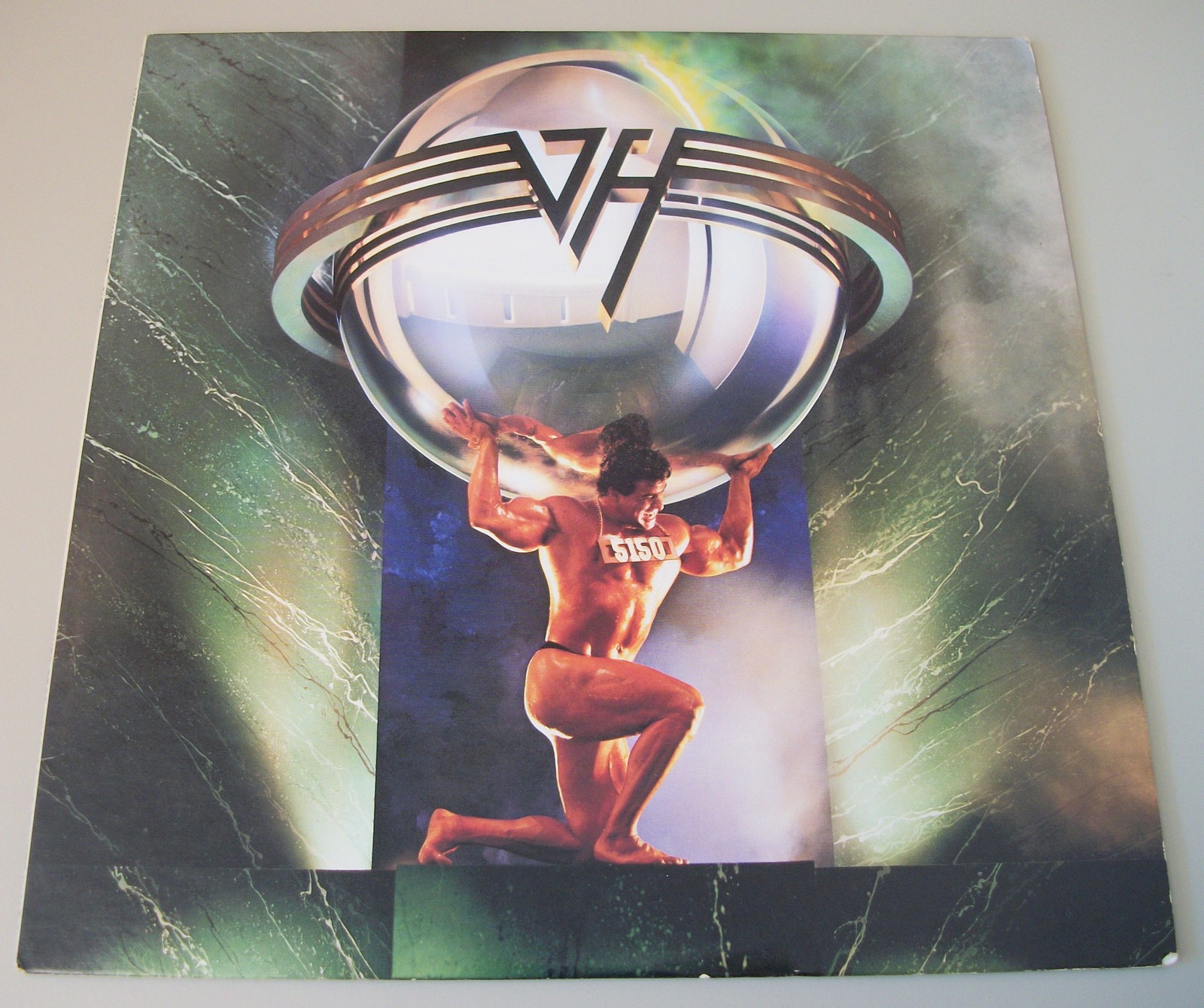 Van Halen 5150 Rock Music Sammy Hagar 33 1/3 RPM Vinyl 12" Warner B Record 1986