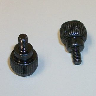 Lot of 4 M3 Thread x 5mm Black Metal Steel Thumb Screws for PC Case SSD/Optical