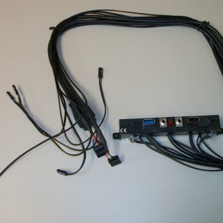 New Front I/O IO Panel USB Audio Power Reset Switch 4 Corsair SPEC 01 PC Case