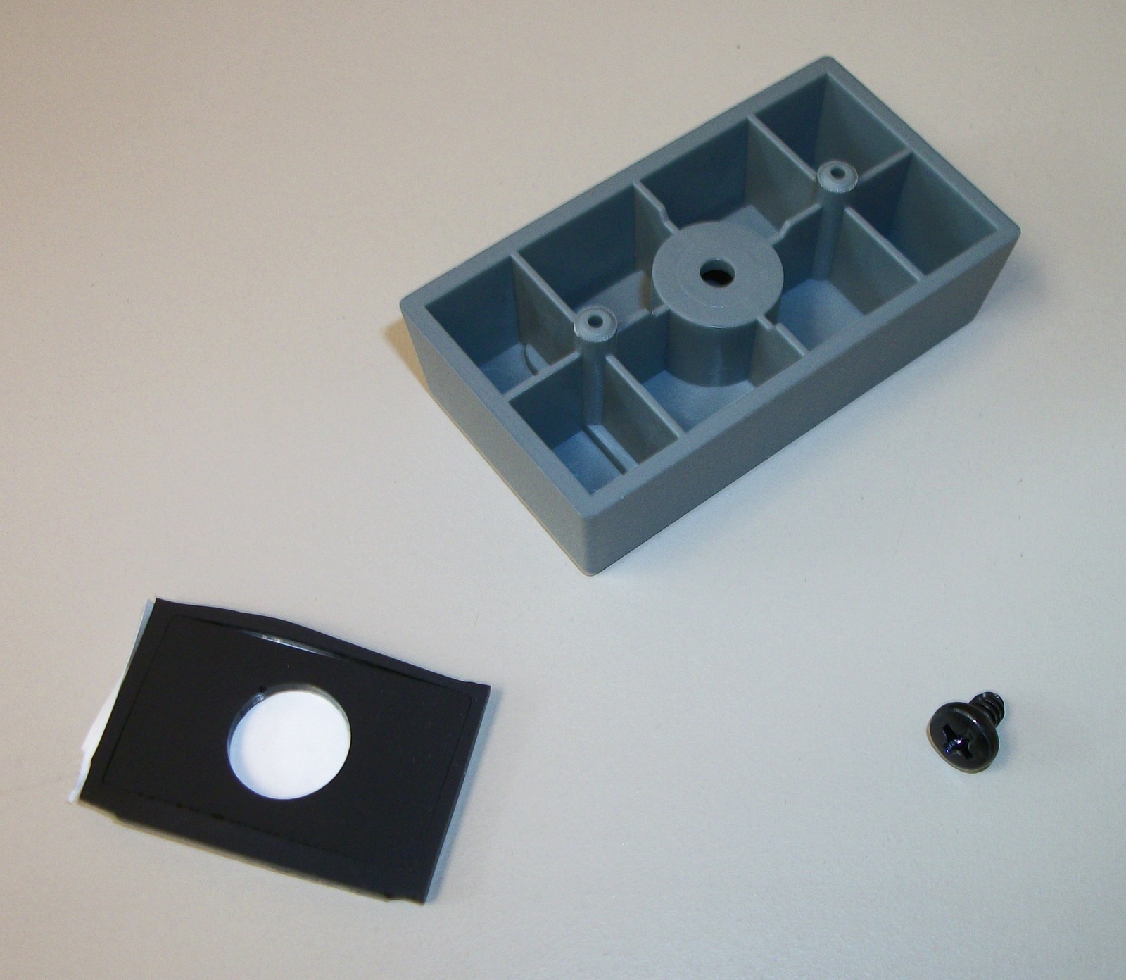 1 One Grey Gray Plastic Foot 4 Corsair Graphite iCUE 220T RGB Computer PC Case - Image 2