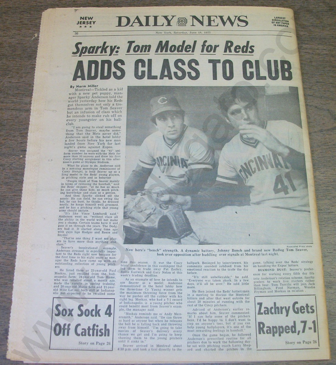 New York Daily News - Saturday, June 18, 1977 - Von Braun, Slayton - Image 7