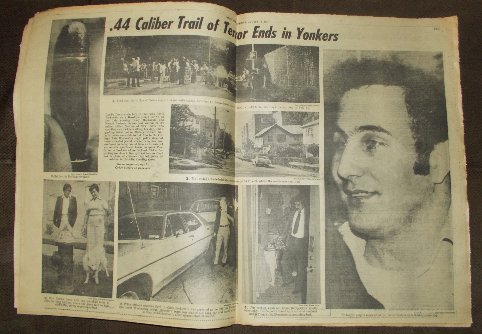 New York Daily News 12 August 1977 Son of Sam David Berkowitz Pele Space Shuttle - Image 8