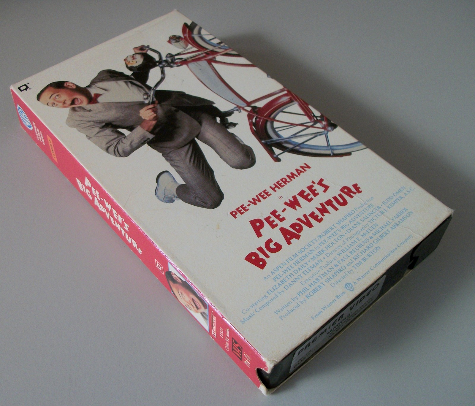 Pee-Wee's Big Adventure PeeWee Herman Tim Burton Paul Reubens VHS Tape 1985