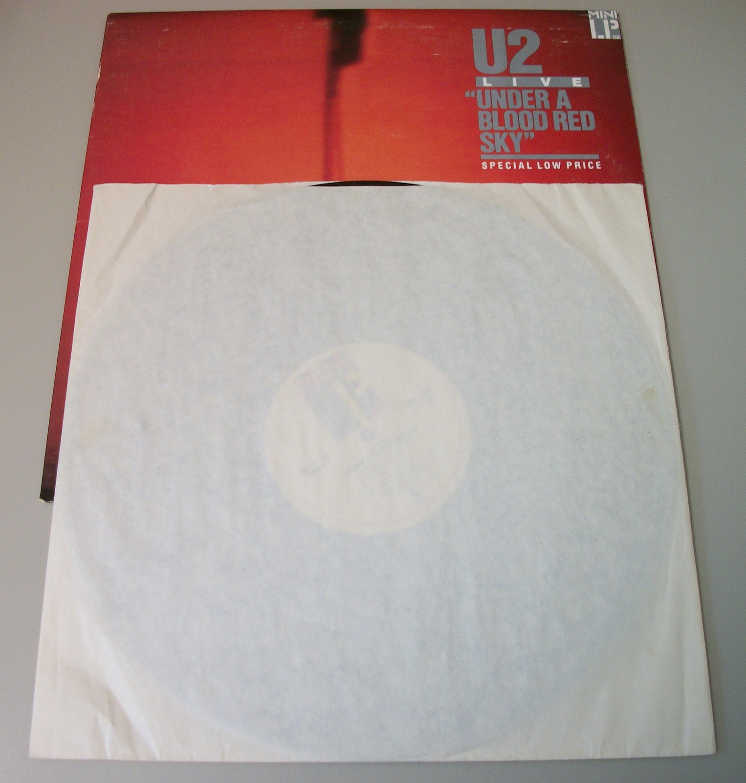 U2 Under A Blood Red Sky Live Mini LP Vinyl Record Rock Music 12" 33RPM 1983 - Image 5