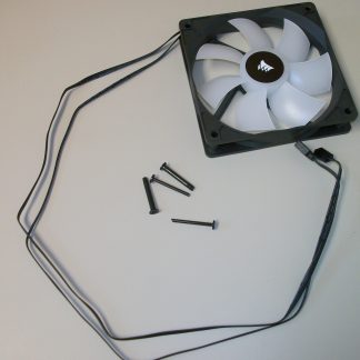 Black 120 x 25 mm LED Case Fan For Corsair SPEC-DELTA RGB Desktop PC Cases