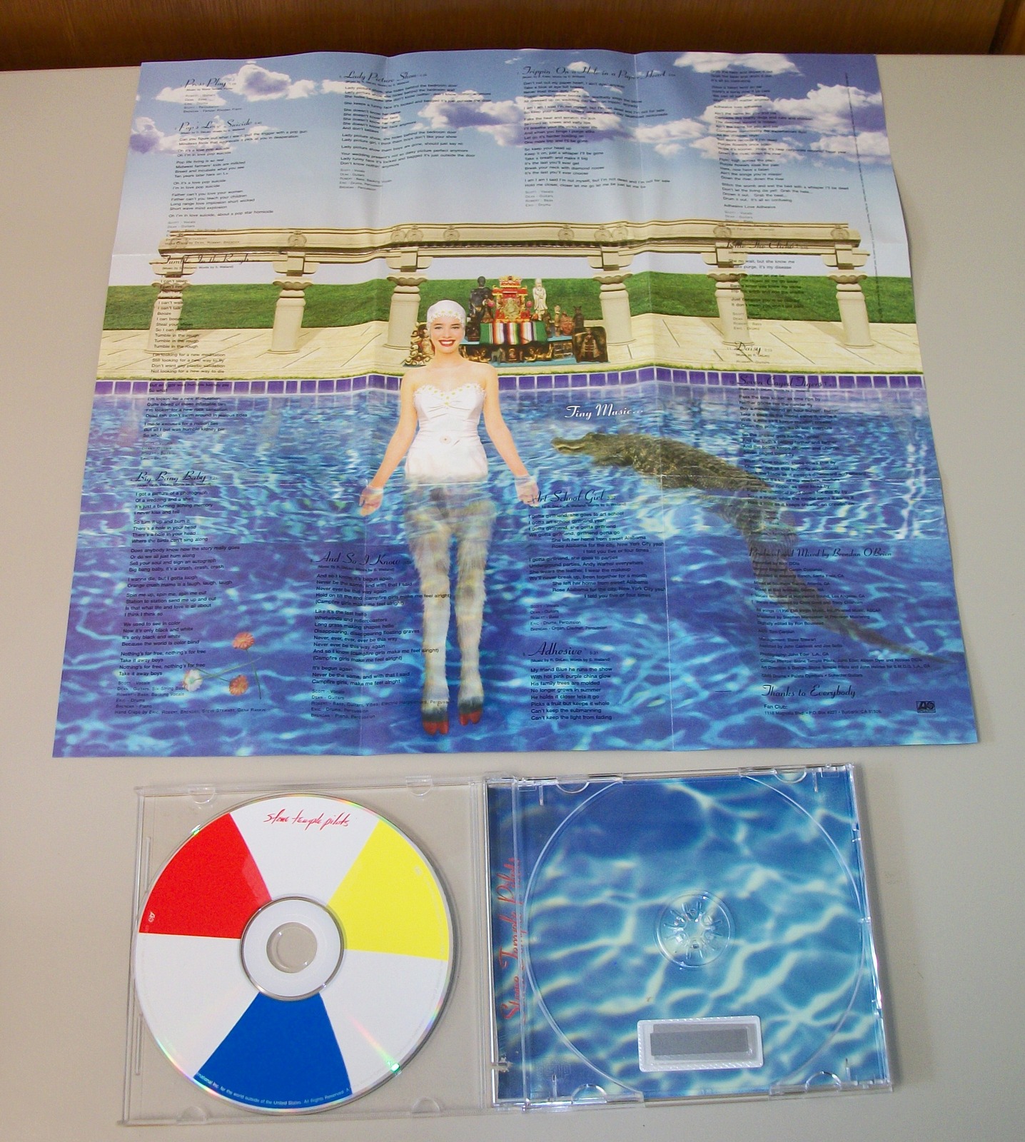 Stone Temple Pilots Tiny Music Vatican Gift Shop CD, Case, Artwork Atlantic 1996 - Image 4