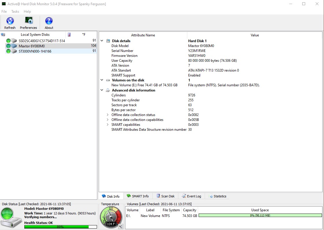 Maxtor DiamondMax Plus 9 80GB Desktop 3.5" SATA 150 Hard Disk Drive HDD 2004 - Image 5