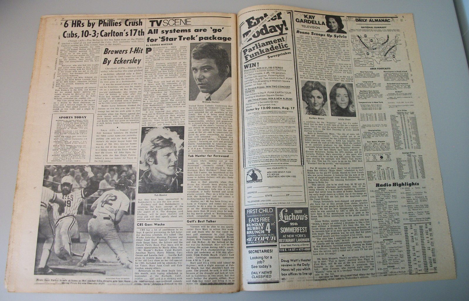 New York Daily News 13 August 1977 Son of Sam David Berkowitz Space Shuttle Test - Image 8