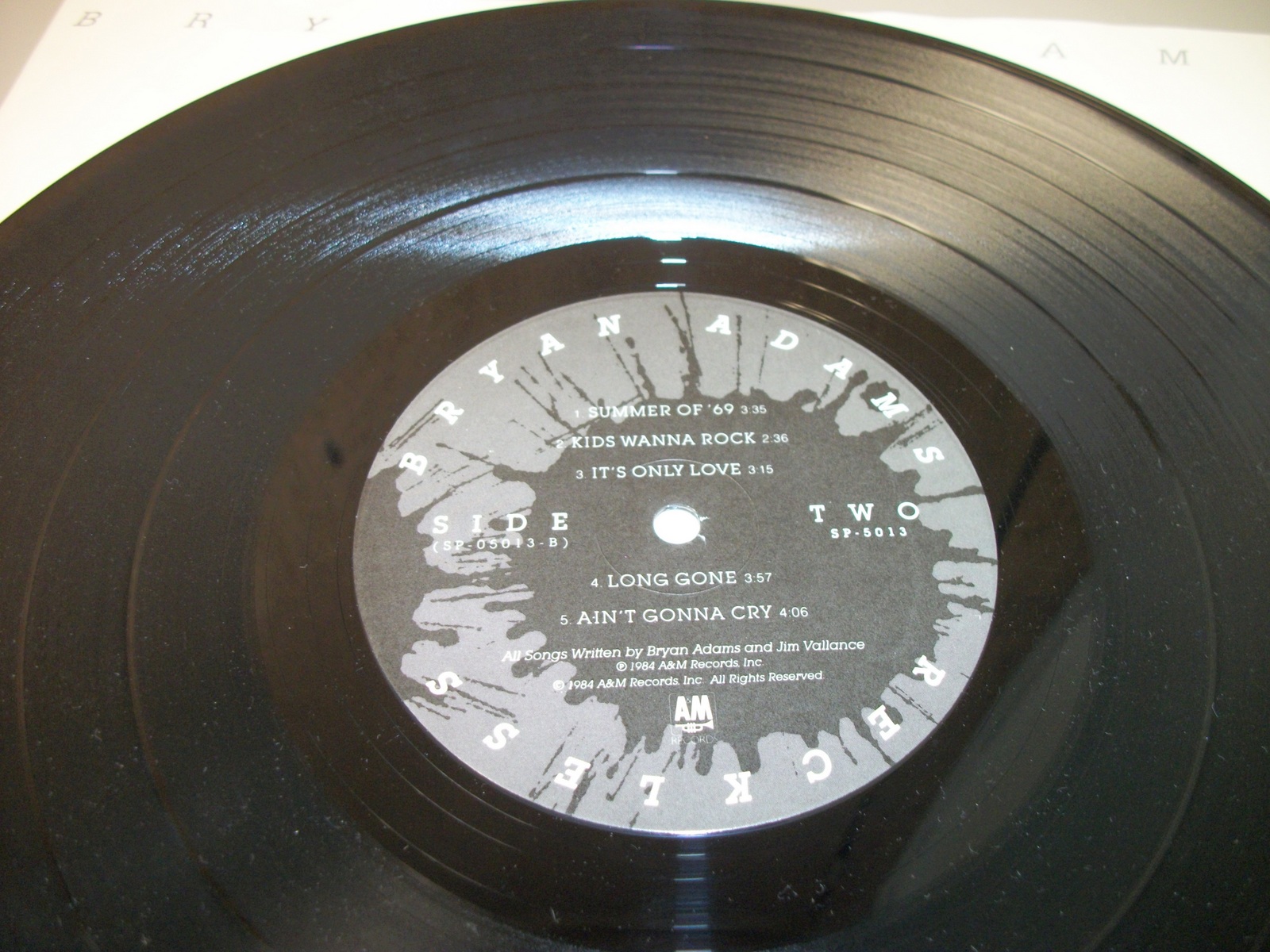 Bryan Adams Reckless Rock Music 33 1/3 RPM Vinyl 12" Record A&M SP 5013 1984 - Image 10
