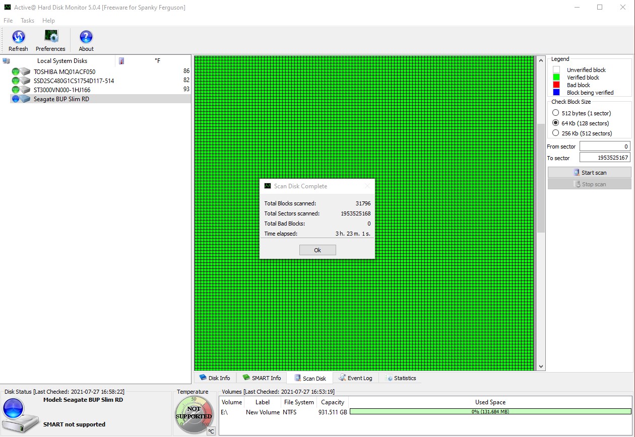 Seagate 1TB Backup Plus Portable External USB Hard Disk Drive 2014 1K9AP4-500 - Image 4