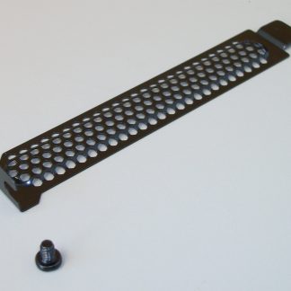 Black Steel Vented PCIe Slot Cover Bracket for SilverStone SUGO SG13 ITX PC Case