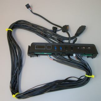 New Front I/O IO Panel USB Audio Power Reset Switch for Corsair Graphite 760T PC Case