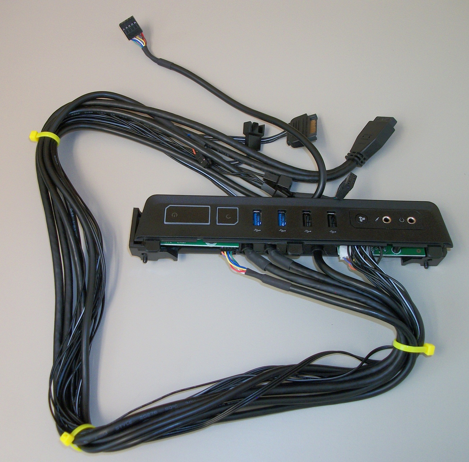 New Front I/O IO Panel USB Audio Power Reset Switch for Corsair Graphite 760T PC Case