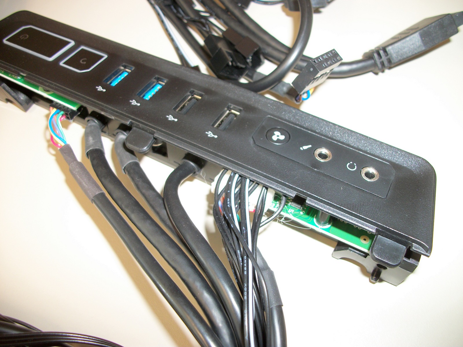 New Front I/O IO Panel USB Audio Power Reset Switch for Corsair Graphite 760T PC Case - Image 2