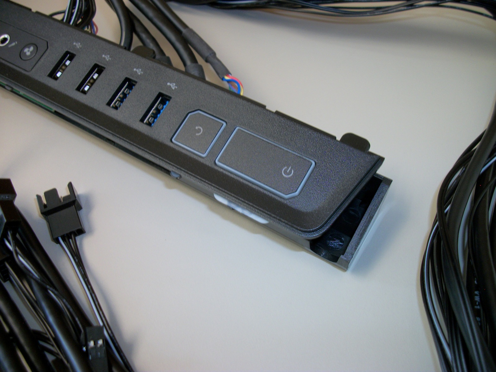 New Front I/O IO Panel USB Audio Power Reset Switch for Corsair Graphite 760T PC Case - Image 3