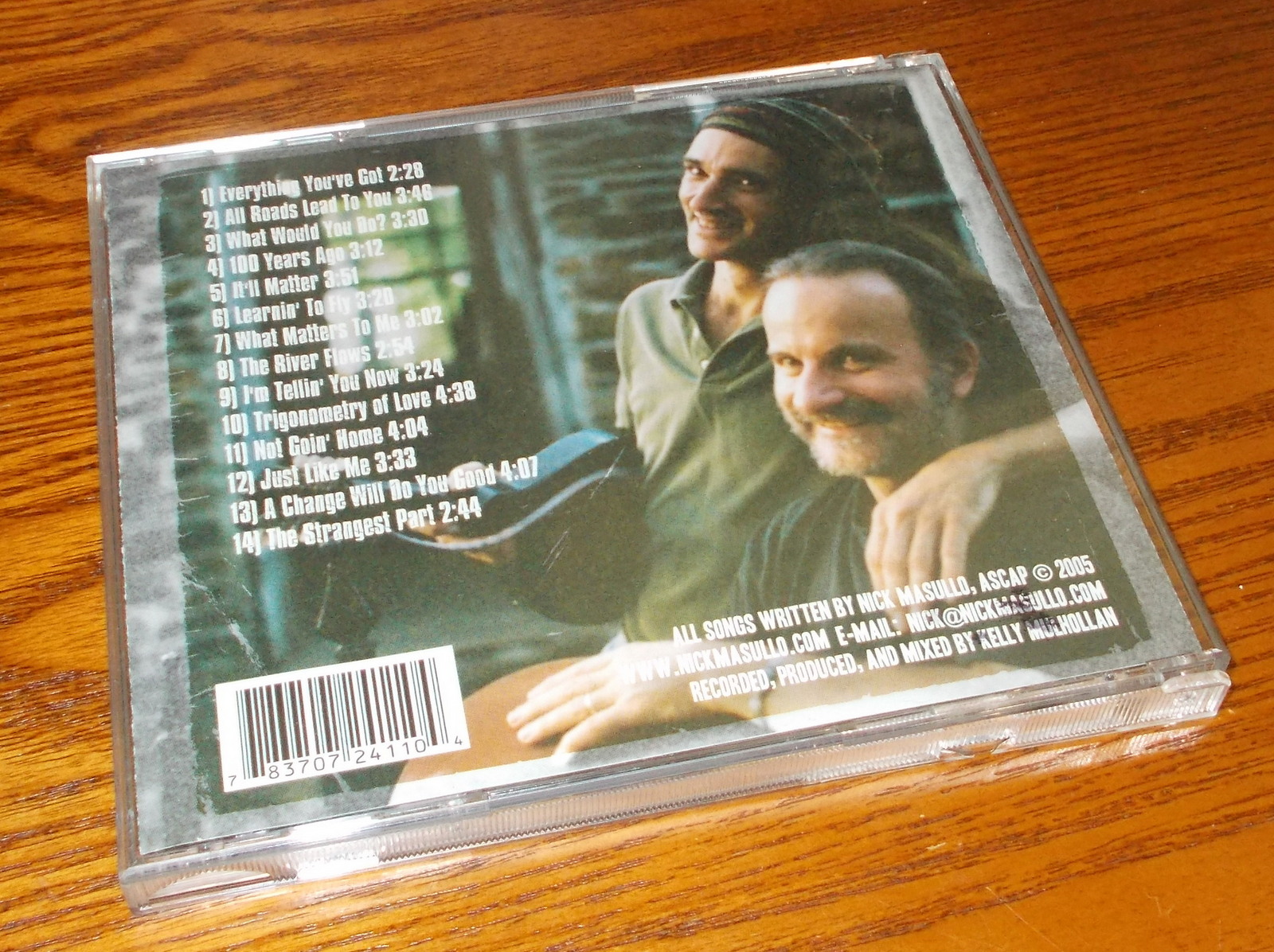 Nick Masullo Everything You've Got Modern American Indie Folk Music CD 2005 - Image 2