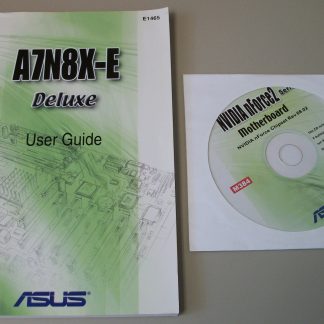 Original Manual User's Guide, Driver CD Disc for Asus A7N8X-E Motherboard 2003